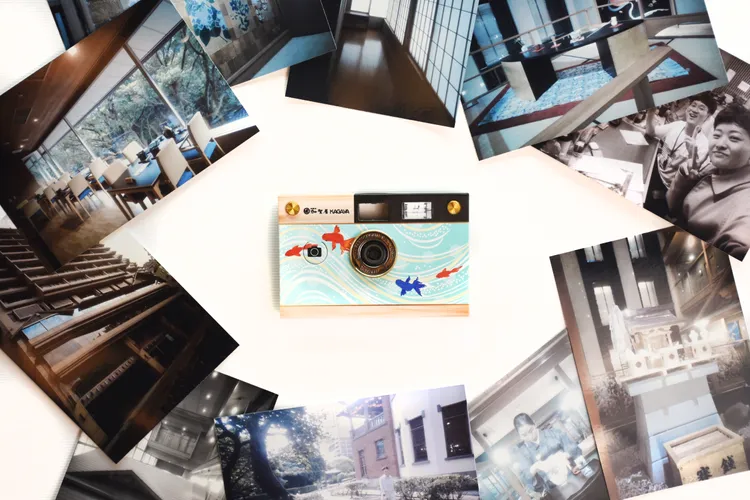 日勝生加賀屋 x Paper Shoot 聯名限定款輕巧相機。業者提供