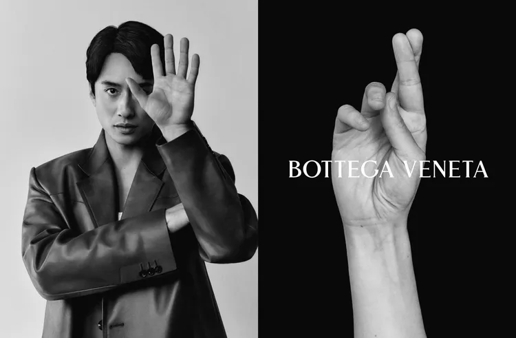 劉俊謙拍攝Bottega Veneta《Craft is our Language匠藝吾言》形象廣告。品牌提供