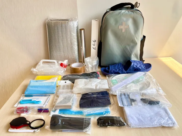樂天市場日本製避難包夯，全能型含33件用品全面支援防災。業者提供