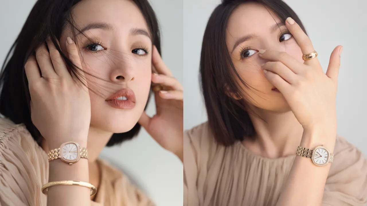 懷孕8個月的女星林依晨，成為伯爵品牌摯友。品牌提供