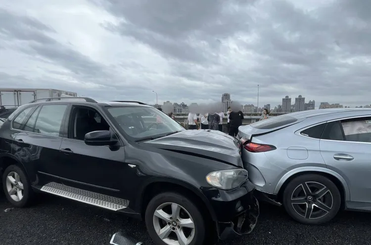 車禍現場。國道警方提供