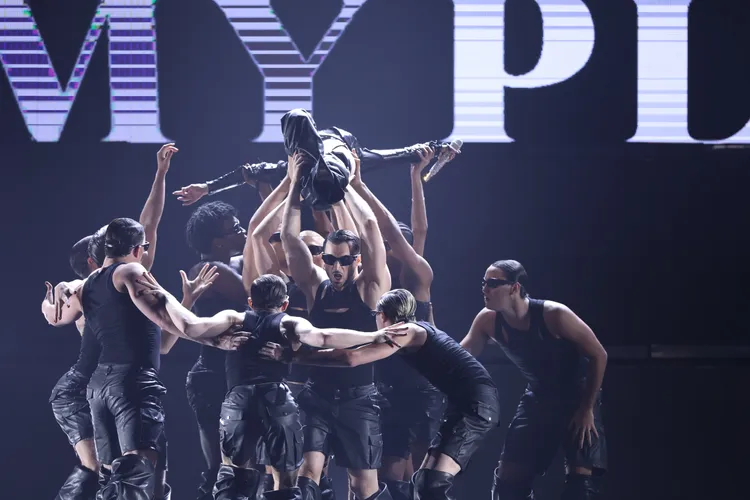 蔡依林壓軸登台，搭配頂尖舞者帶來精彩演出。彭欣偉攝