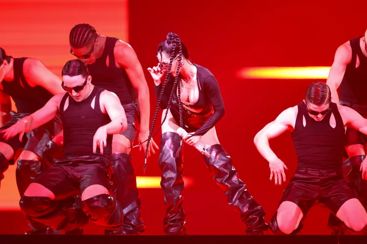 蔡依林辣翻全場。彭欣偉攝