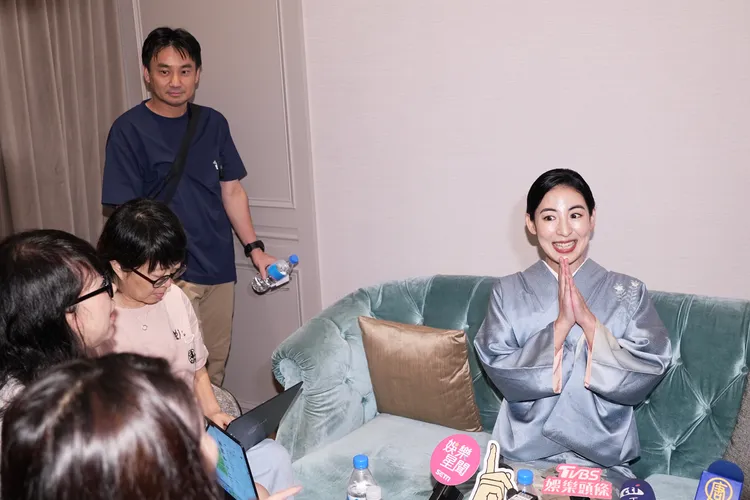 麻梨子和老公Jerry（左站者）公私都緊密難分。彭欣偉攝