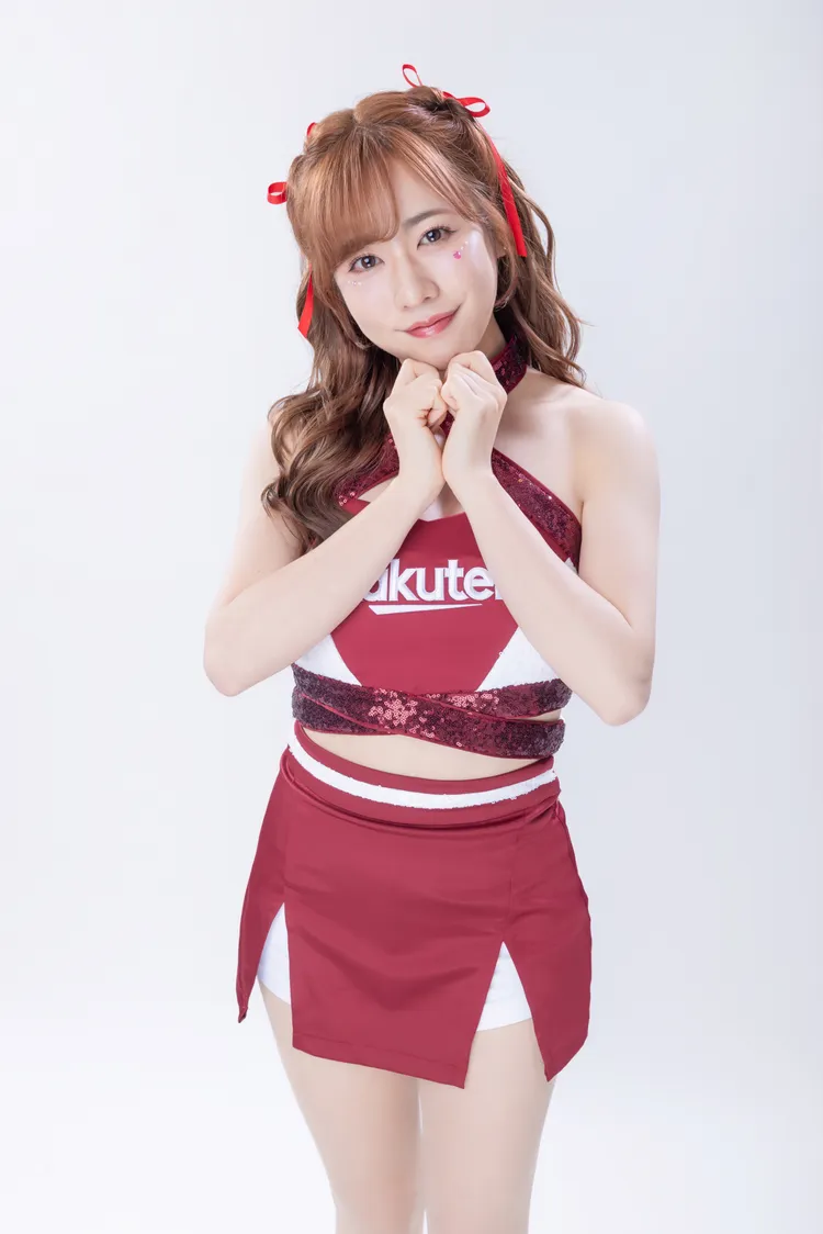 高橋佳帆加入樂天女孩滿一週年。樂天桃猿提供