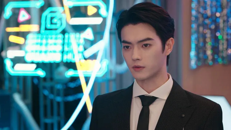 許凱戲裡守護譚松韻。中天娛樂台提供