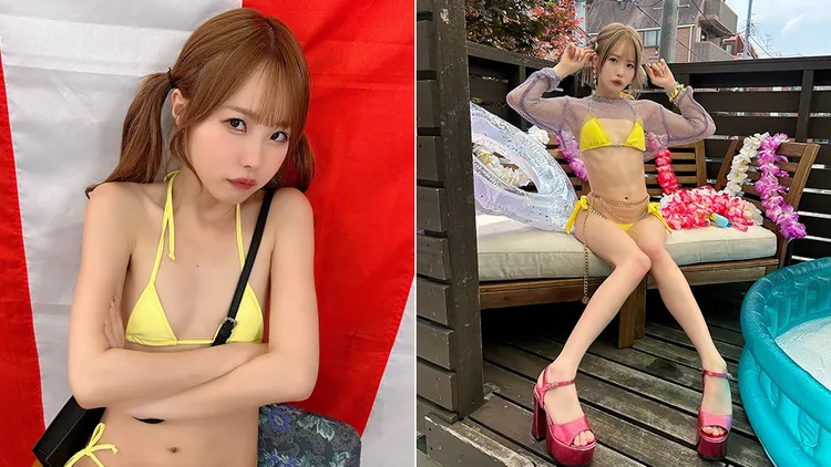 松本一香拍攝影片的地點，明顯從柵欄可以看到情況（右圖）。翻攝自X