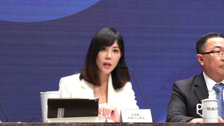 行政院發言人李慧芝。記者葉家瑋攝