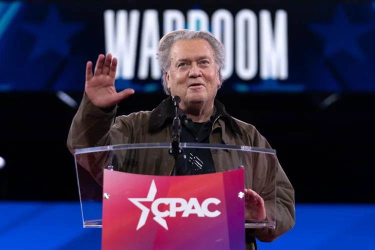 班農曾被視為川普第一任期的「國師」。美聯社