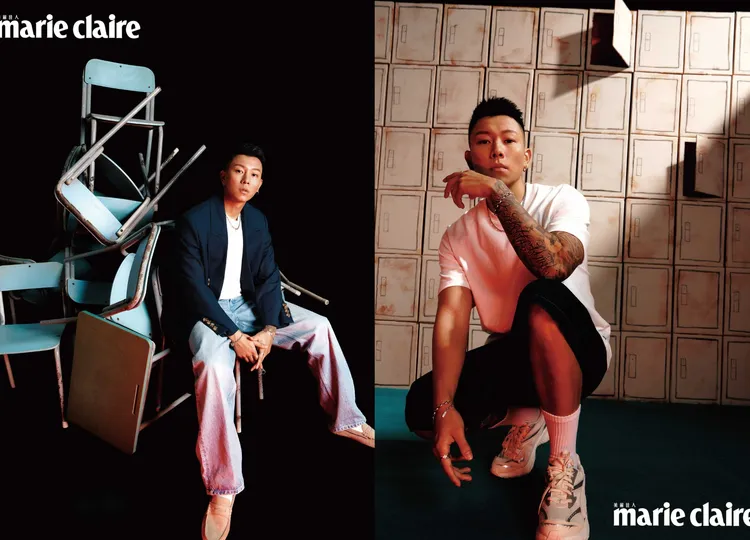 瘦子拍攝《Marie Claire 美麗佳人》封面。《Marie Claire 美麗佳人》國際中文版提供