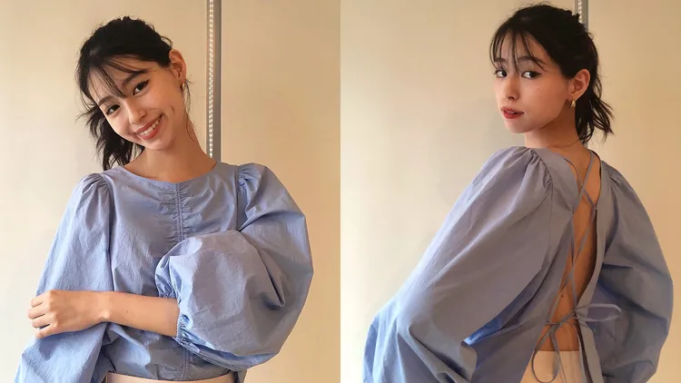 日本模特兒大口亞記。翻攝自大口亞記X