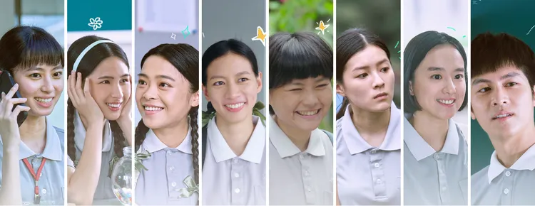 詮釋學生角色的演員各個才藝表演十項全能。大愛提供