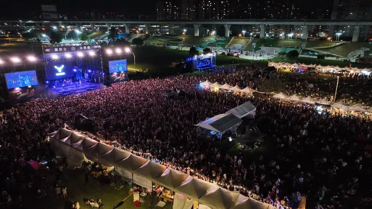 「新北大都會公園舞台」，將於8月23日至24日在新北大都會公園魅力舉行。觀光局提供