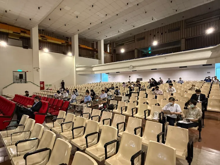 今日股東會畫面。葉家銘攝