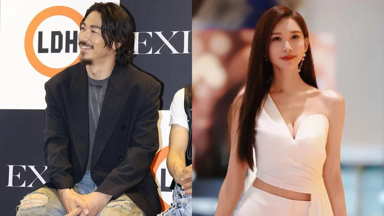 AKIRA見面會上抽親自挑選的禮物，竟抽到林志玲的同學。LDH愛夢悅提供、翻攝林志玲臉書