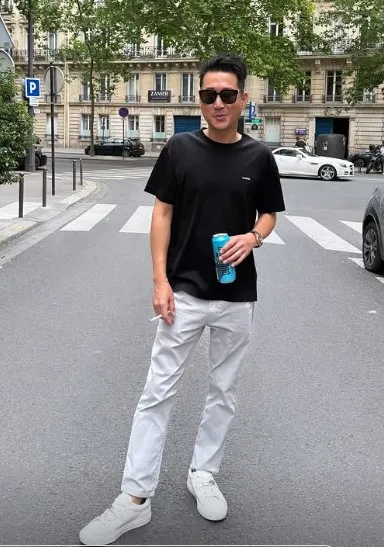 林千又幫老公搭的造型。翻攝林千又IG