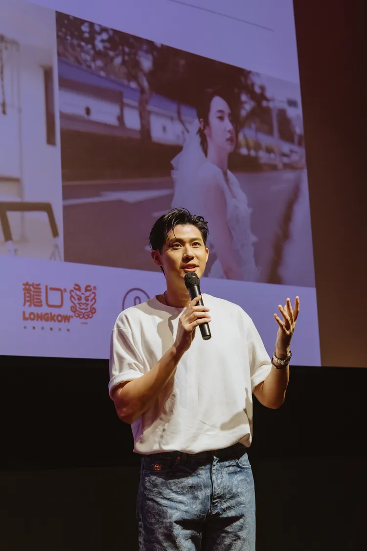 李玉璽與觀眾分享拍攝心境。寬想國際娛樂提供