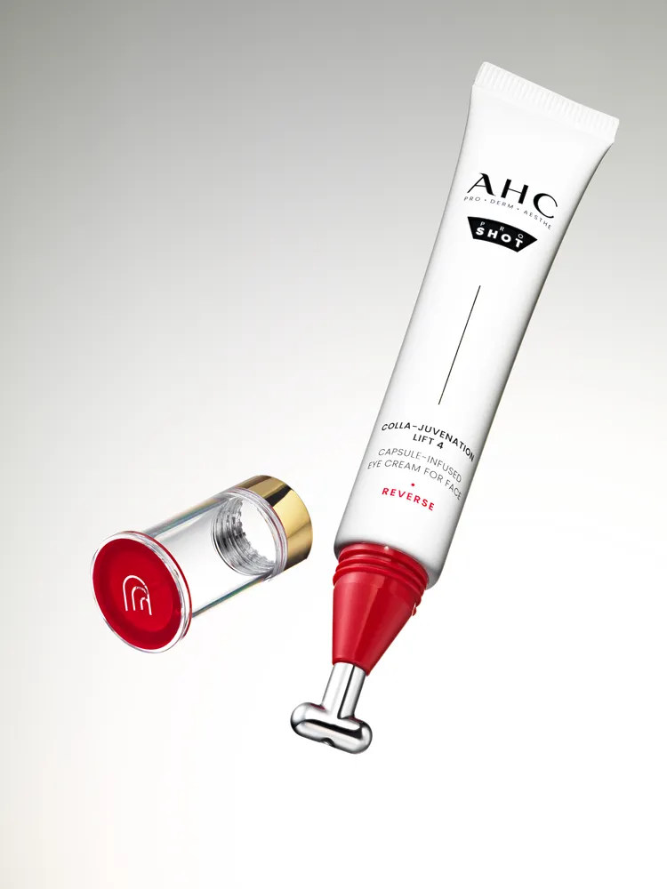 AHC醫美科研雙波抗老多肽膠原抗皺眼霜，30ml／1300元。品牌提供