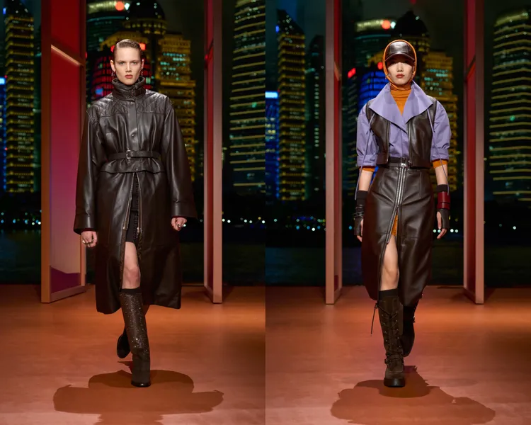 愛馬仕2025秋冬女裝系列第二篇章「Au Galop!馳騁之姿」。品牌提供