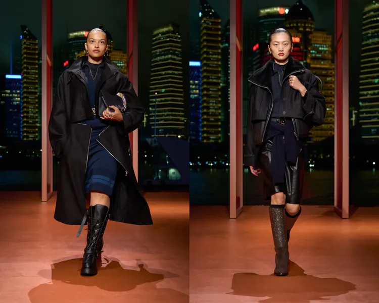 愛馬仕2025秋冬女裝系列第二篇章「Au Galop!馳騁之姿」。品牌提供