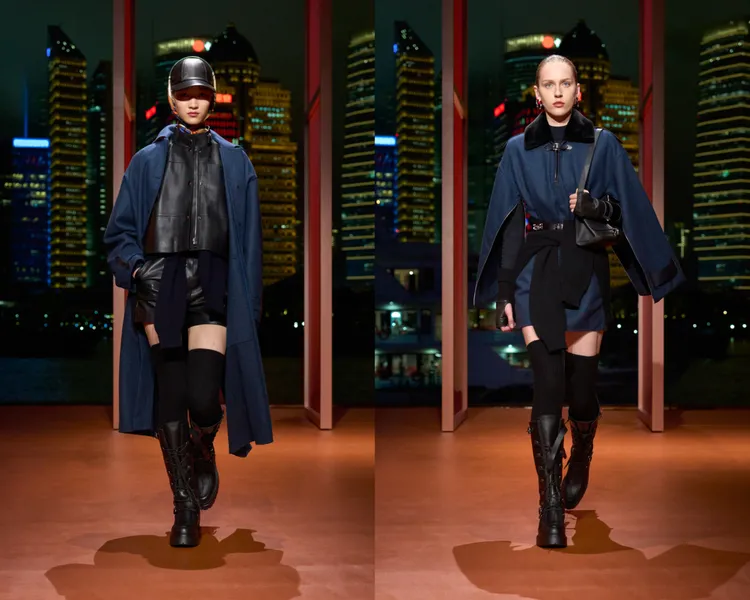 愛馬仕2025秋冬女裝系列第二篇章「Au Galop!馳騁之姿」。品牌提供