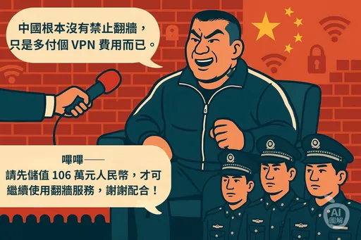 AI圖解|中國翻牆代價很大的
