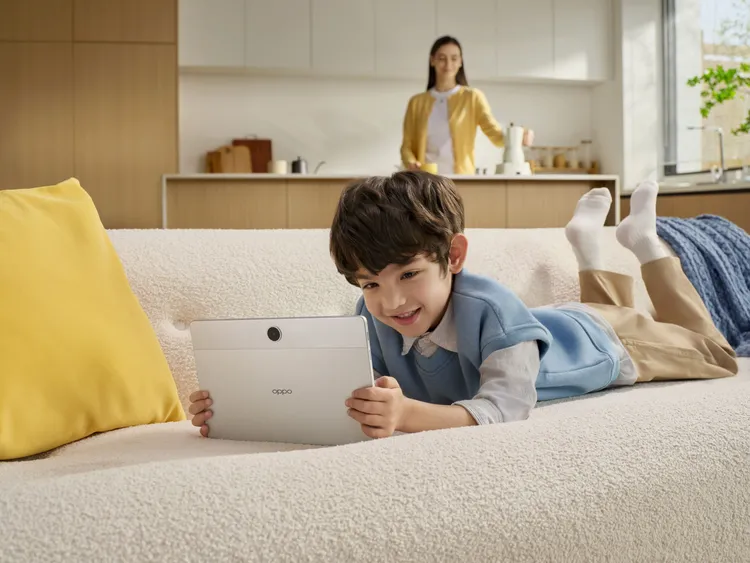 OPPO Pad SE加入兒童模式，可指定應用程式範圍、使用時長、密碼權限，塑造安全的上網環境；並智慧調整螢幕亮度，保護孩童視力。OPPO提供