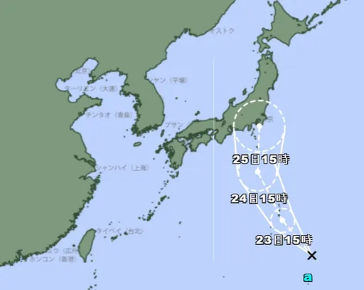 24小時內成颱!聖帕颱風路徑曝光 日本氣象廳嚴正以待