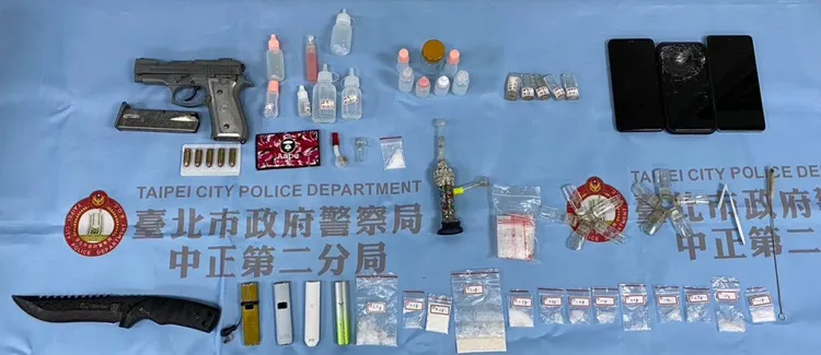 警方查獲相關證物。警方提供