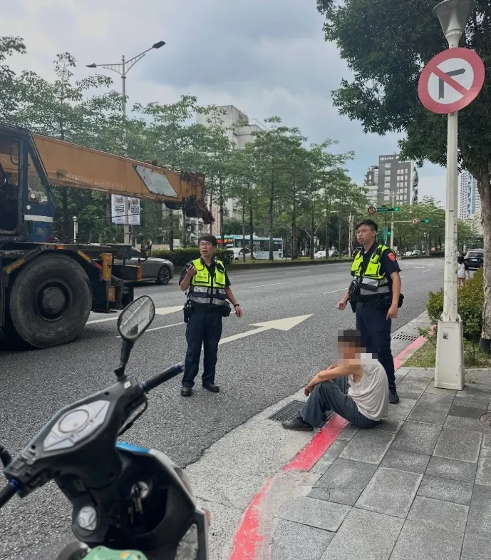 肇事的賴男。翻攝自watchmaniac_ron