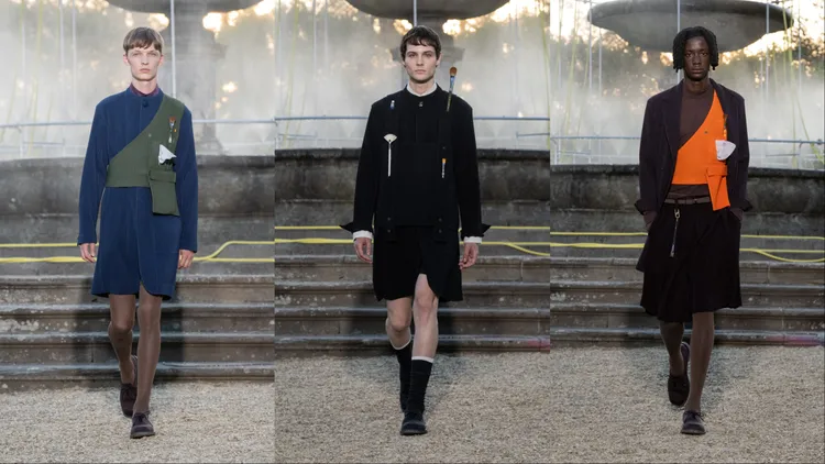 HOMME PLISSÉ ISSEY MIYAKE 2026春夏PAINTER’S GEAR系列。品牌提供 