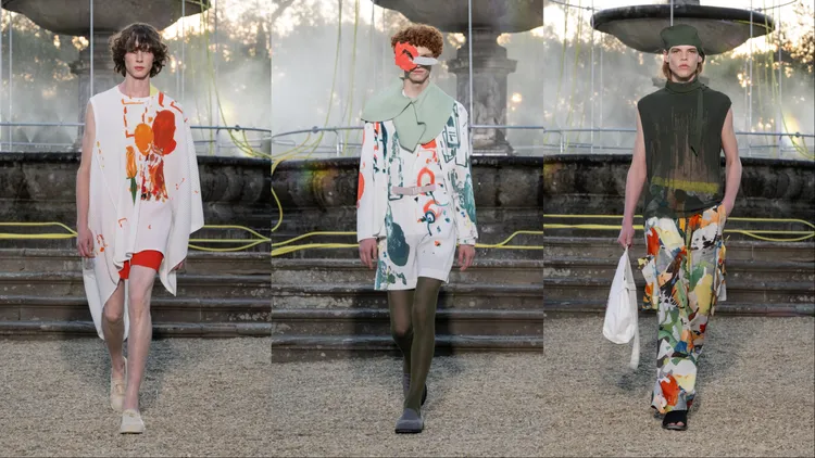 HOMME PLISSÉ ISSEY MIYAKE 2026春夏PALETTE印花系列。品牌提供 