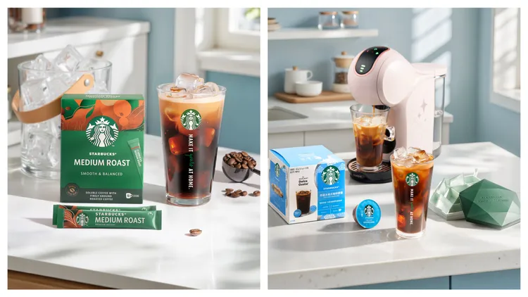 星巴克®特選中度烘焙咖啡冰水可溶，還有專為冰飲設計的醇厚配方「星巴克®特選冰美式咖啡膠囊」季節限定回歸。業者提供