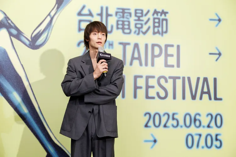 窪田正孝喜歡台灣的便當。台北電影節提供