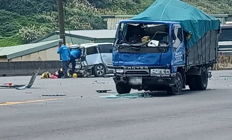 現場共6人受傷。翻攝畫面