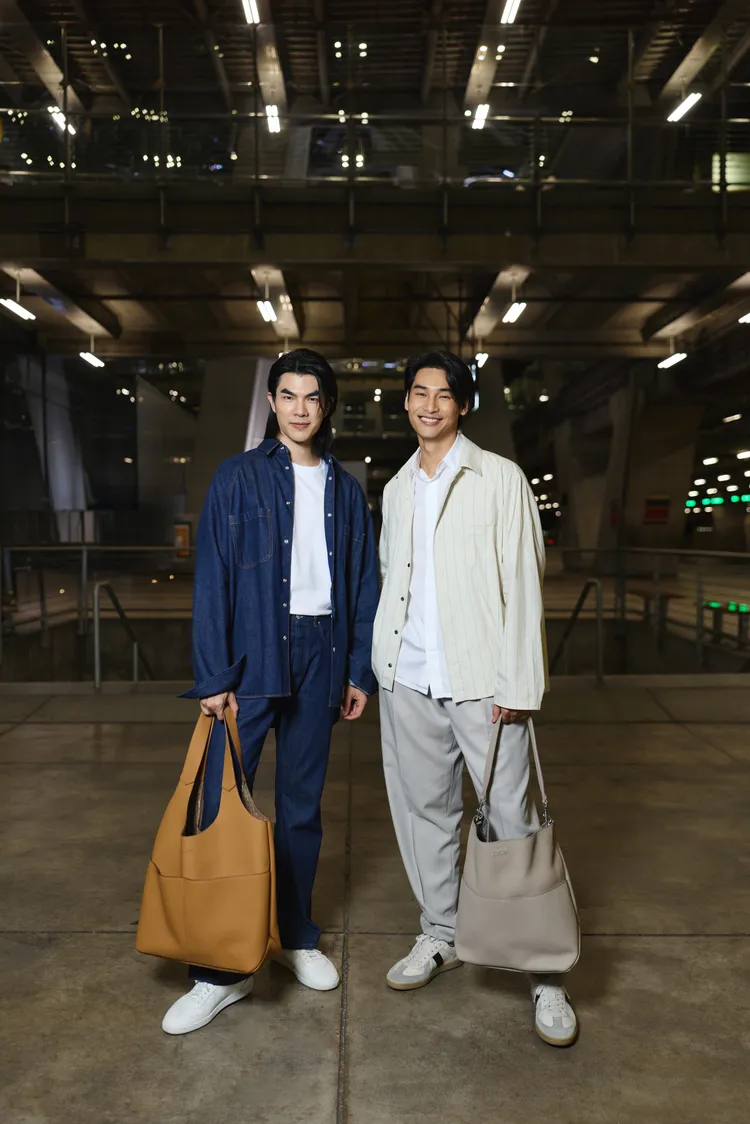 泰國男星Mile（左）與Apo。品牌提供