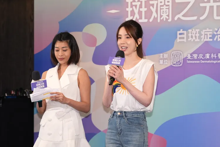 愛雅（右）曾因容貌焦慮好多年。彭欣偉攝