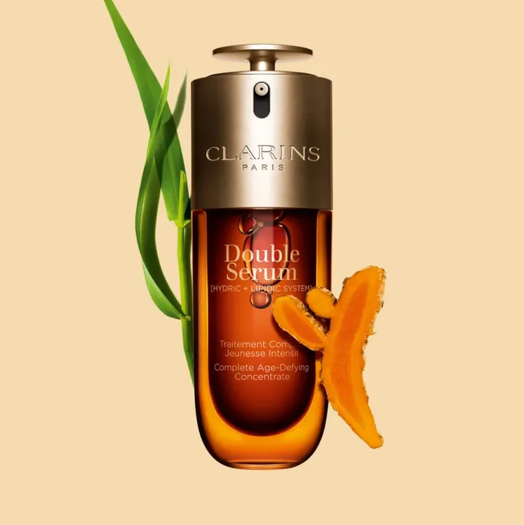 克蘭詩黃金雙萃精華，50ml／4500元。翻攝官網