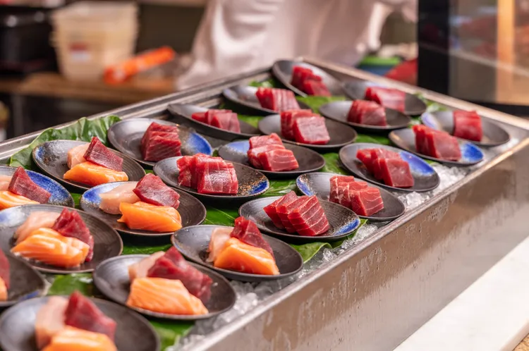 大倉久和黑鮪季歐風館生魚片拼盤。業者提供