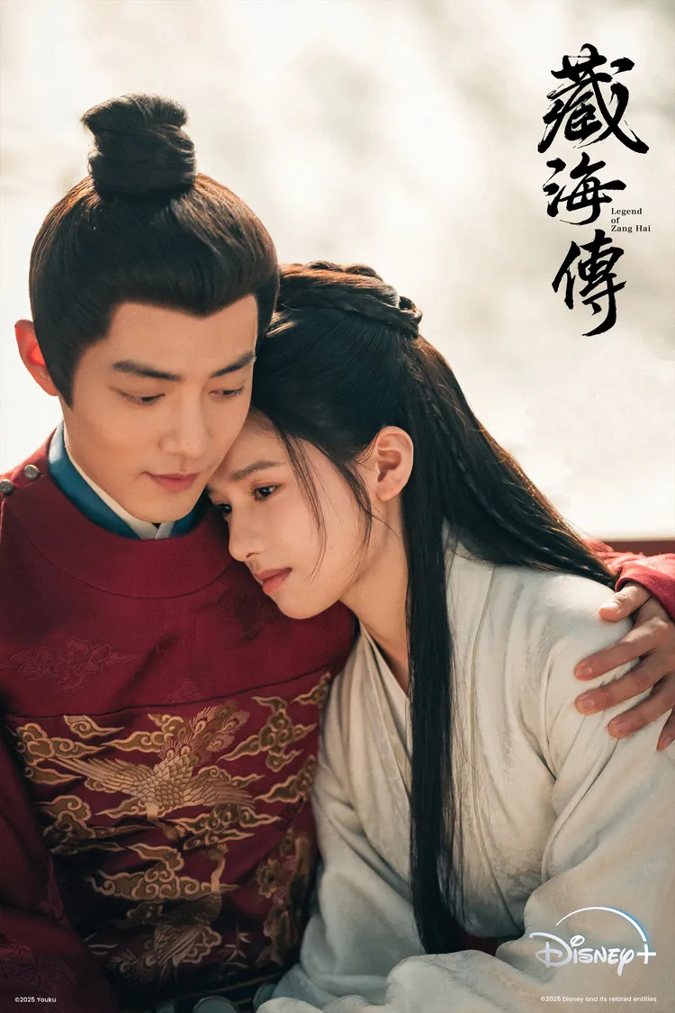 肖戰和張婧儀都在微博感性與角色告別。Disney+提供