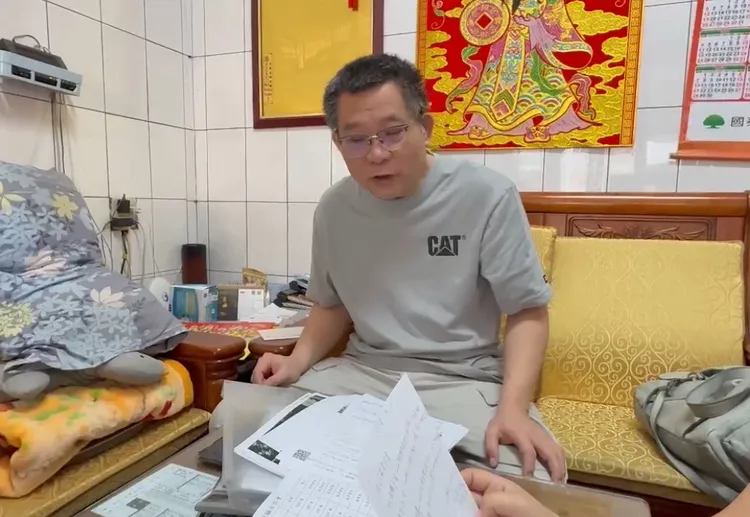 溫姓民眾遭騙約1900萬元，建商今年3月後音訊全無，他組自救會循司法途徑討公道。民眾提供