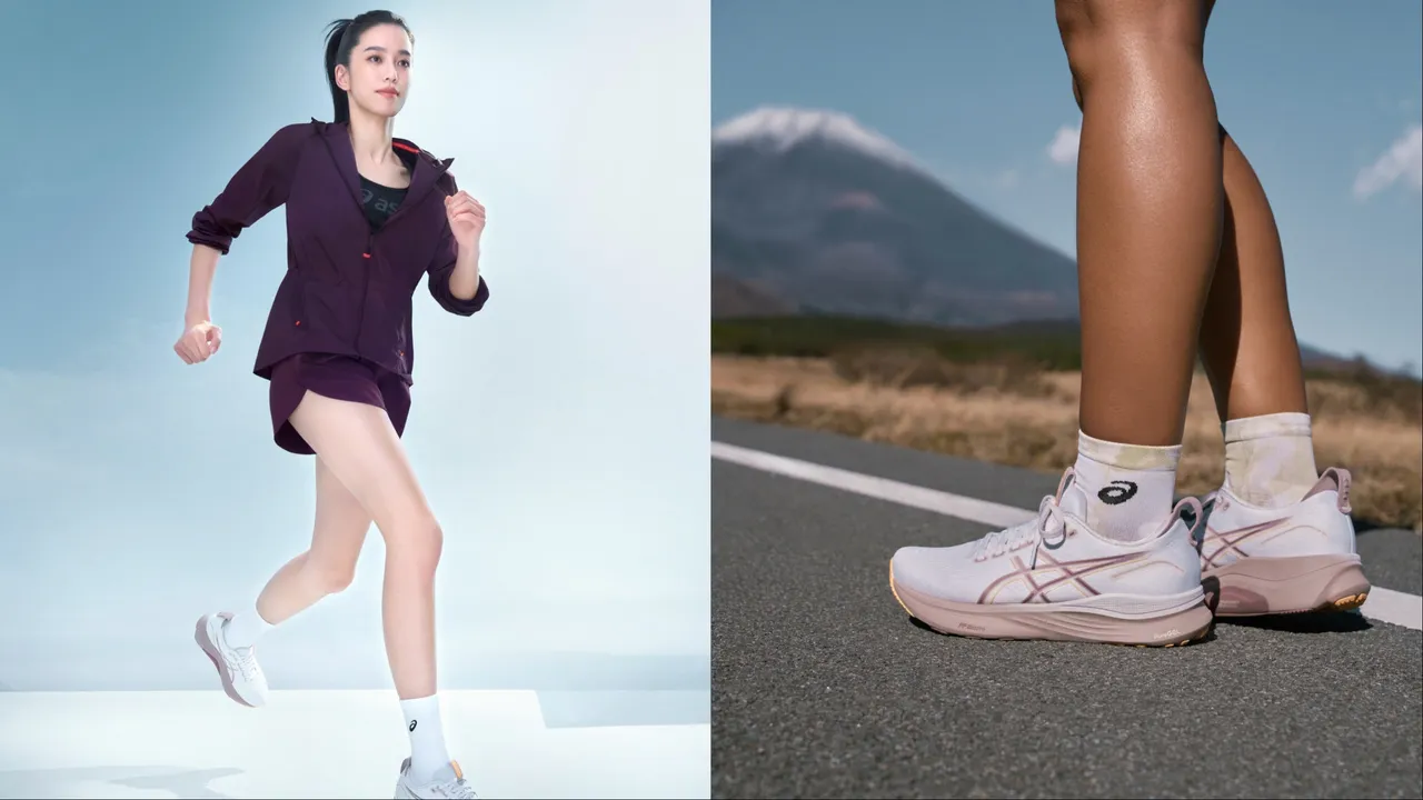陳庭妮搶先演繹ASICS GEL-KAYANO 32新跑鞋。品牌提供