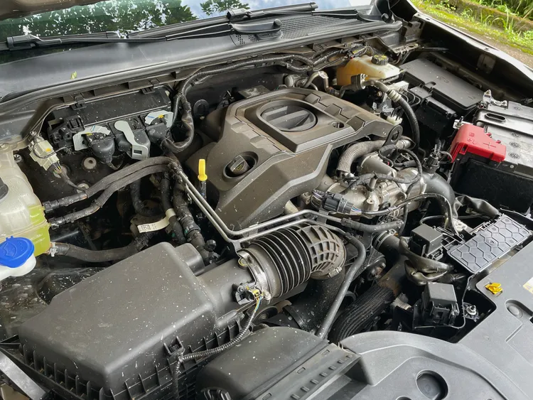 Amarok在台採用排氣量更大的3.0升V6柴油渦輪增壓引擎，最大輸出241ps、61kgm，擁有充沛的動力可驅策。林浩昇攝