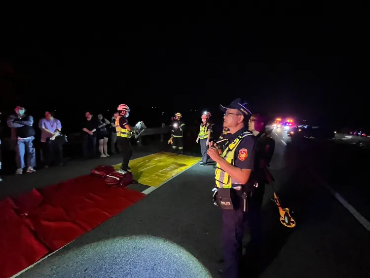 現場共有11人受傷，但有9人拒絕送醫。民眾提供