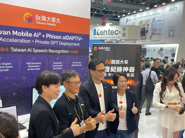 台灣大哥大自研「AI聽寫大哥」與虛擬資產交易所 TWEX 已成新獲利火車頭。趙筱文攝