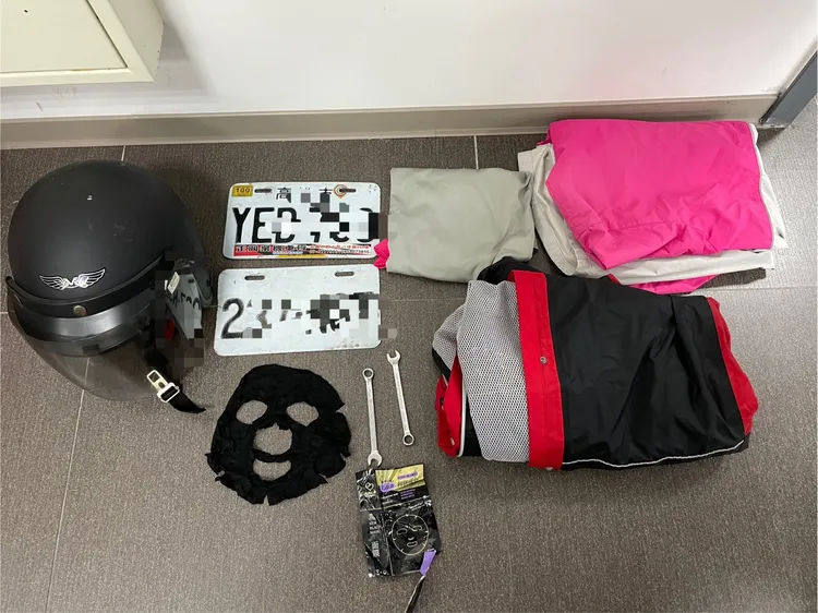 警方查獲相關證物。警方提供