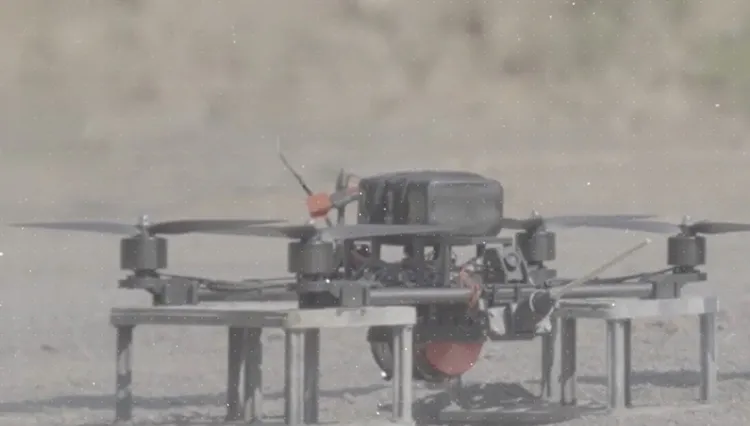 雷虎科技自殺攻擊無人機。中科院提供