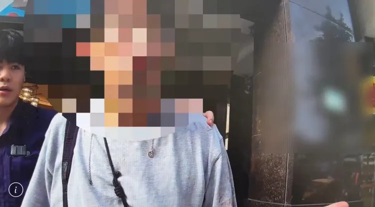 有通緝犯身分的賴男留在吵架現場勸朋友，沒想到換來的是自己進警局。翻攝畫面