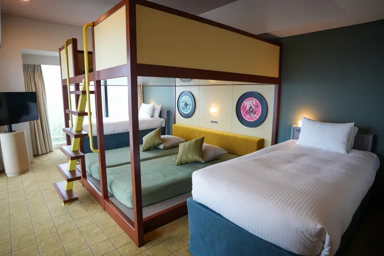 轉角房附GOROGORO寢台。田欣雲攝影