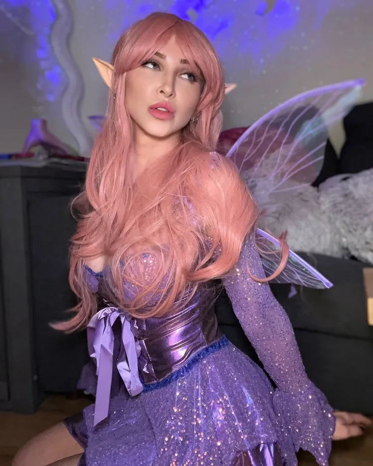 琳克絲打扮成精靈。翻攝自IG